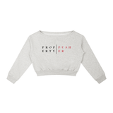 Women's Off-Shoulder Sweatshirt