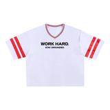Taped Mesh Boxy T-Shirt