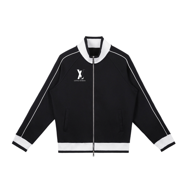 Color Block Raglan Sleeve Zip Track Jacket