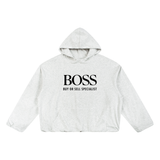 Boxy Gather-Hem Hoodie