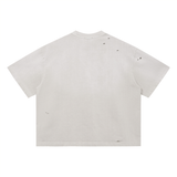 Vintage Washed Distressed Boxy Oversized T-Shirt