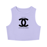 Women's Tight Crewneck Crop Tank Top