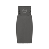 Dyed Washed Straight Hip-Hugging Slim Maxi Skirt