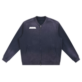 Sun Fade Heavyweight Baseball Jacket