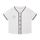Contrast Piped Button-Up Jersey