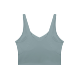 Women's V-Neck Yoga Sports Bra
