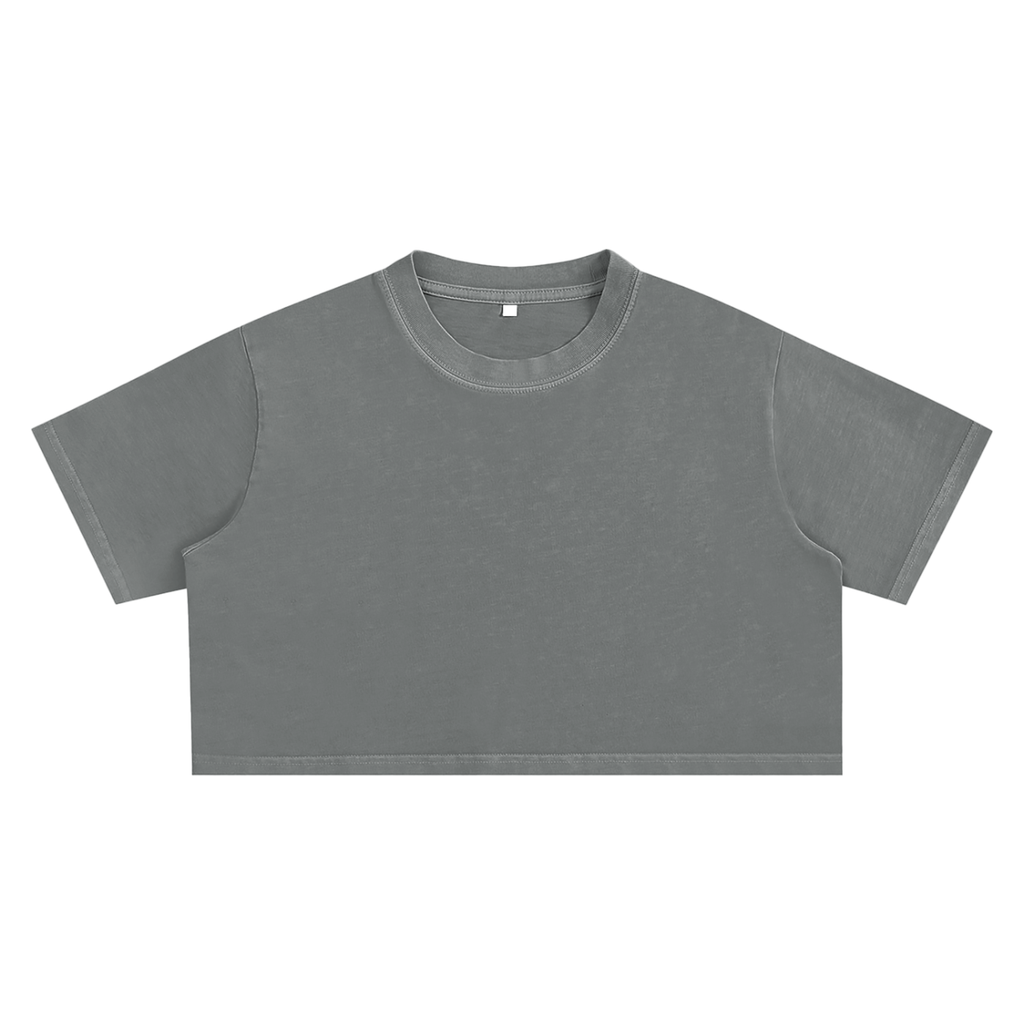 Snow Washed Crop Top