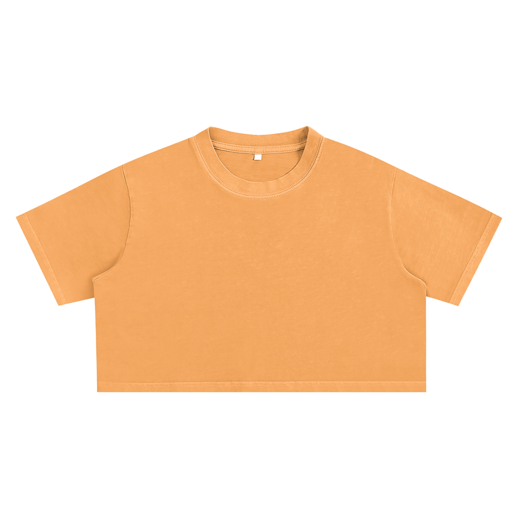 Snow Washed Crop Top