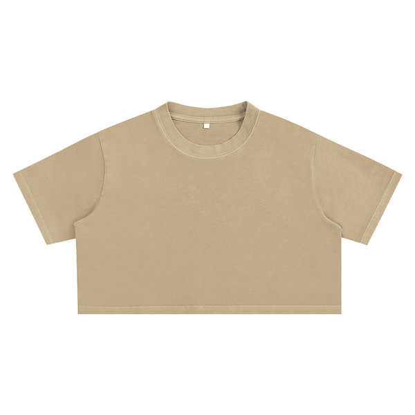 Snow Washed Crop Top