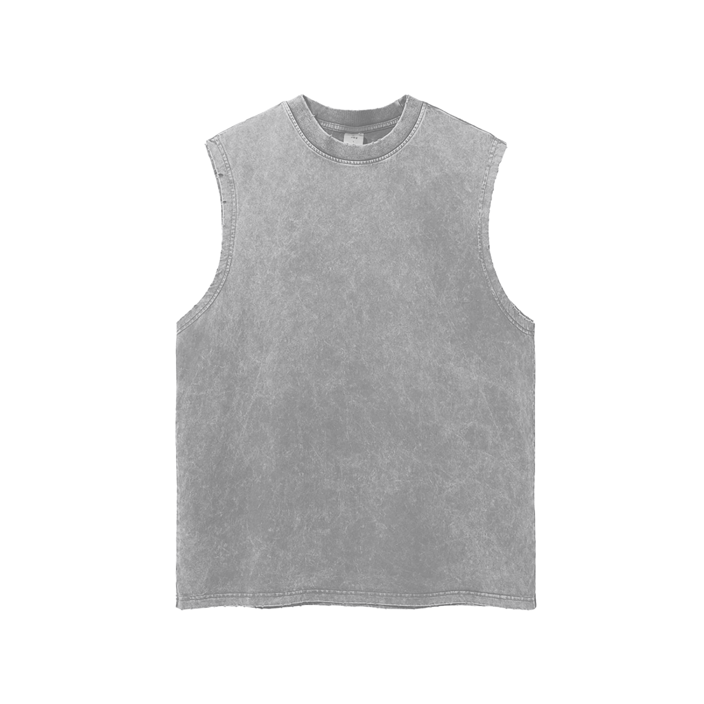 Snow Washed Frayed Hem Tank Top Secondary image