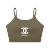 Spaghetti Strap Yoga Sports Bra