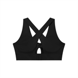 Women's Twist Front V-Neck Sports Bra
