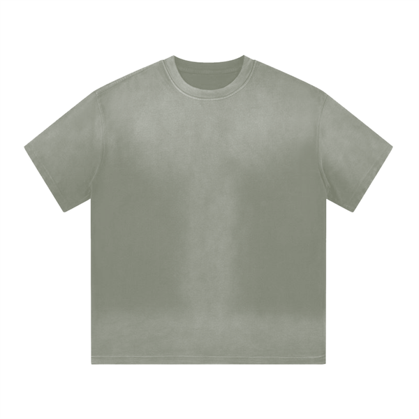 “I” Shape Gradient Washed T-Shirt
