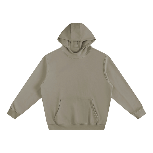 Fleeced High Neck Hoodie