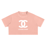 Snow Washed Crop Top