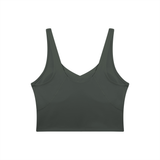 Women's V-Neck Yoga Sports Bra