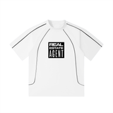 Contrast Stitch Raglan T-Shirt