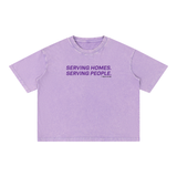 Mineral Wash Boxy Cotton T-Shirt
