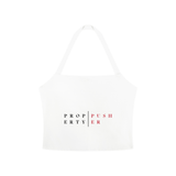 Women's Halter Crop Sports Bra