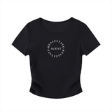 Ruched Bodycon Crop Top