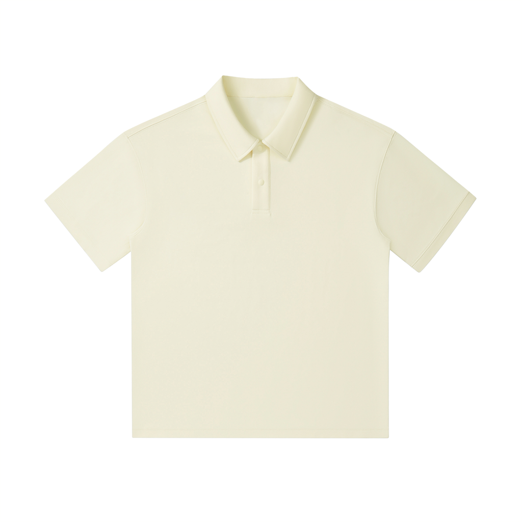 Drop Shoulder Short-Sleeve Polo