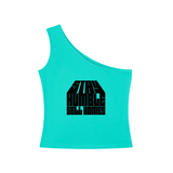 Women's One-Shoulder Crop T-Shirt