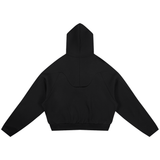 Curved Panel Raglan Hoodie
