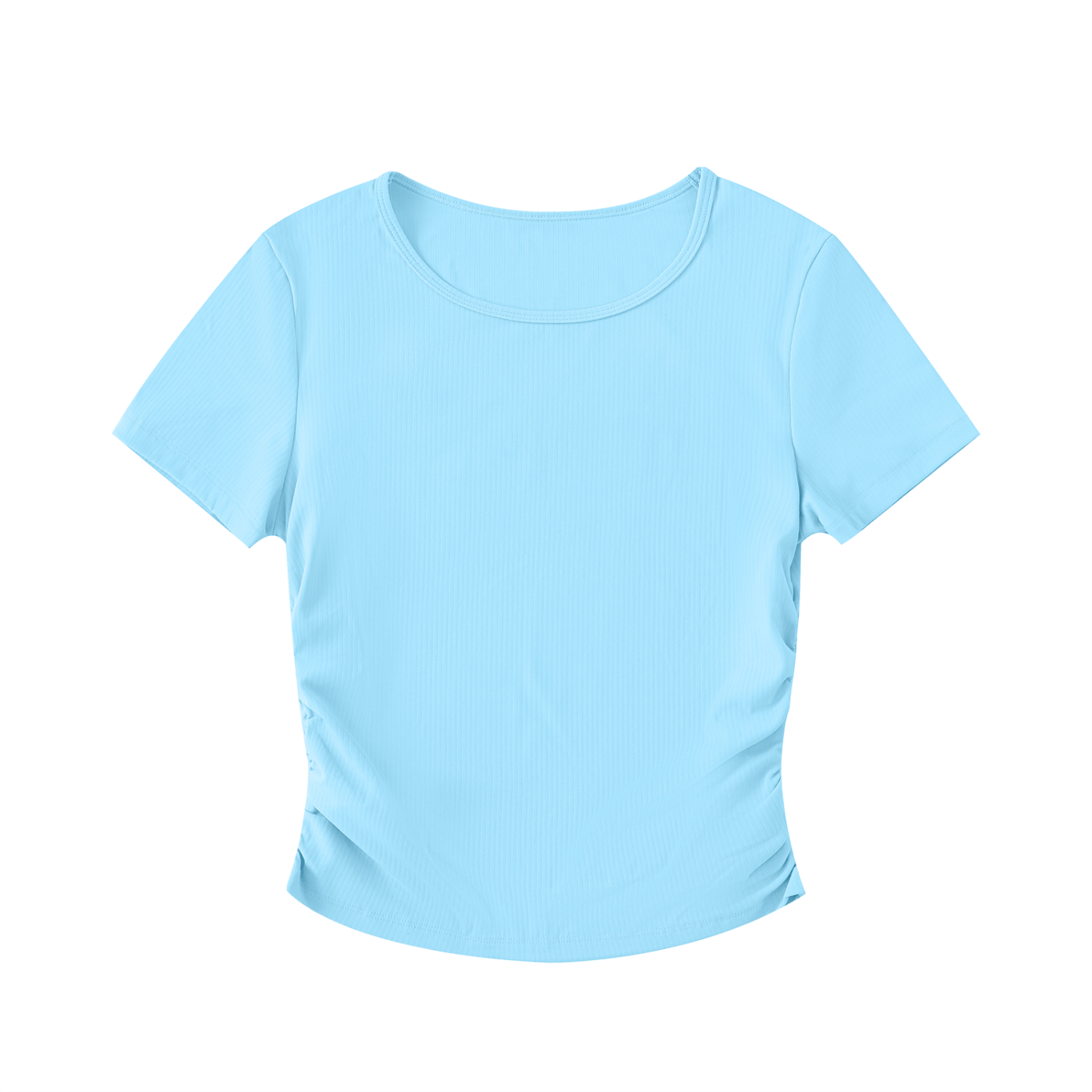 Ruched Bodycon Crop Top Secondary image