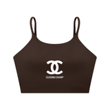 Spaghetti Strap Yoga Sports Bra