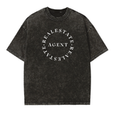 Vintage Washed Frayed Edge T-Shirt