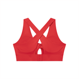 Women's Twist Front V-Neck Sports Bra