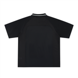 Striped V-Neck Soccer Jersey
