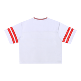 Taped Mesh Boxy T-Shirt