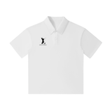 Drop Shoulder Short-Sleeve Polo