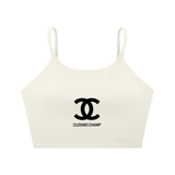 Spaghetti Strap Yoga Sports Bra
