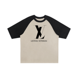 Color-Blocked Raglan Sleeve T-Shirt