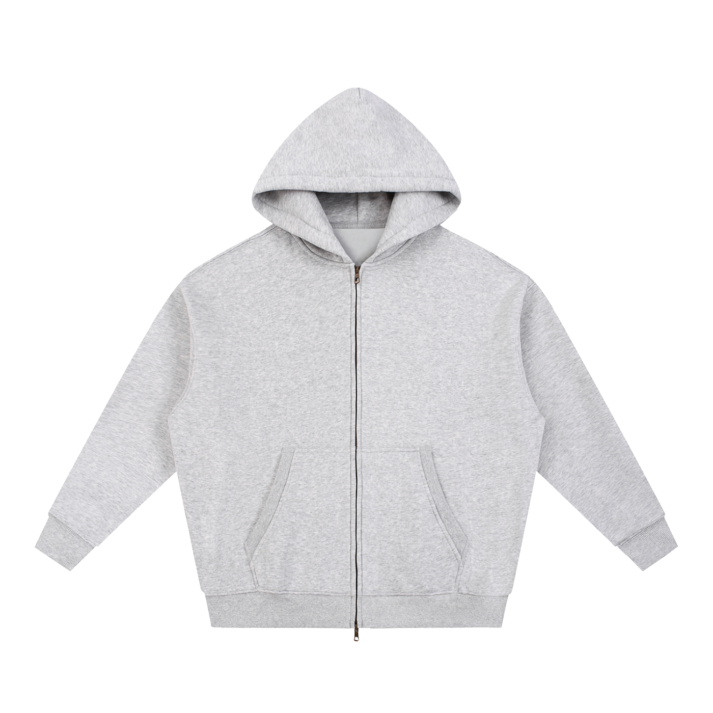 Essential Oversized Fleece Boxy Hoodie Secondary image