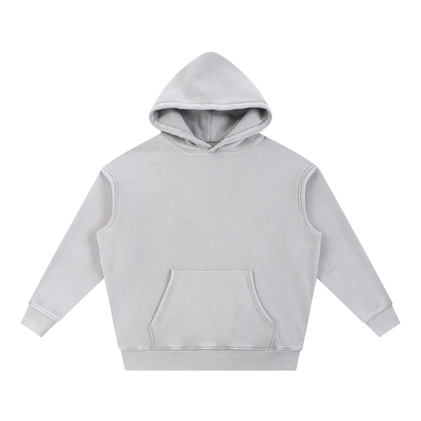 Snow Wash Fleece Oversize Hoodie