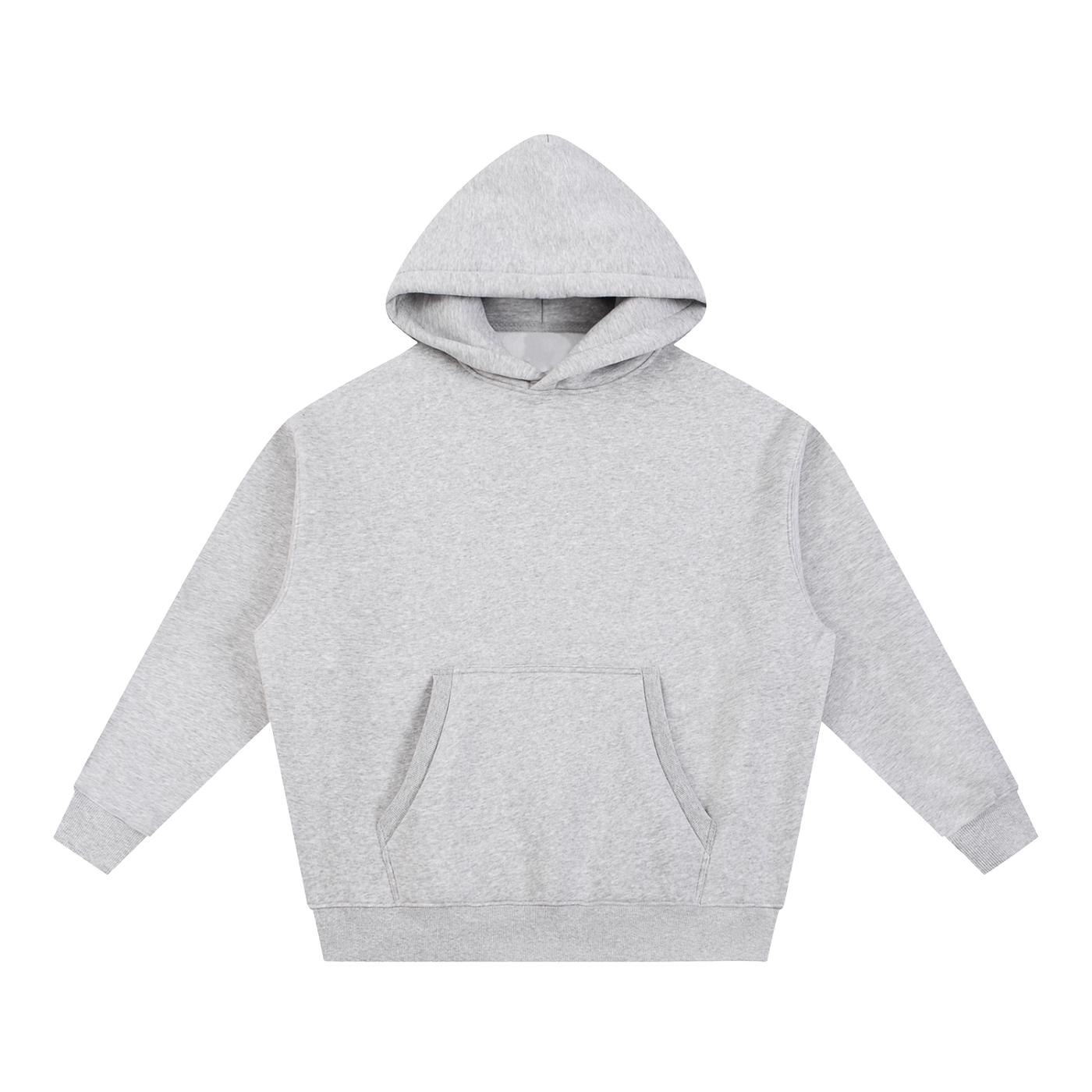 Essential Oversized Boxy Fit Fleece Hoodie Secondary image