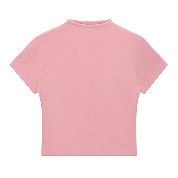 Essential Slim Fit Mock Neck T-Shirt