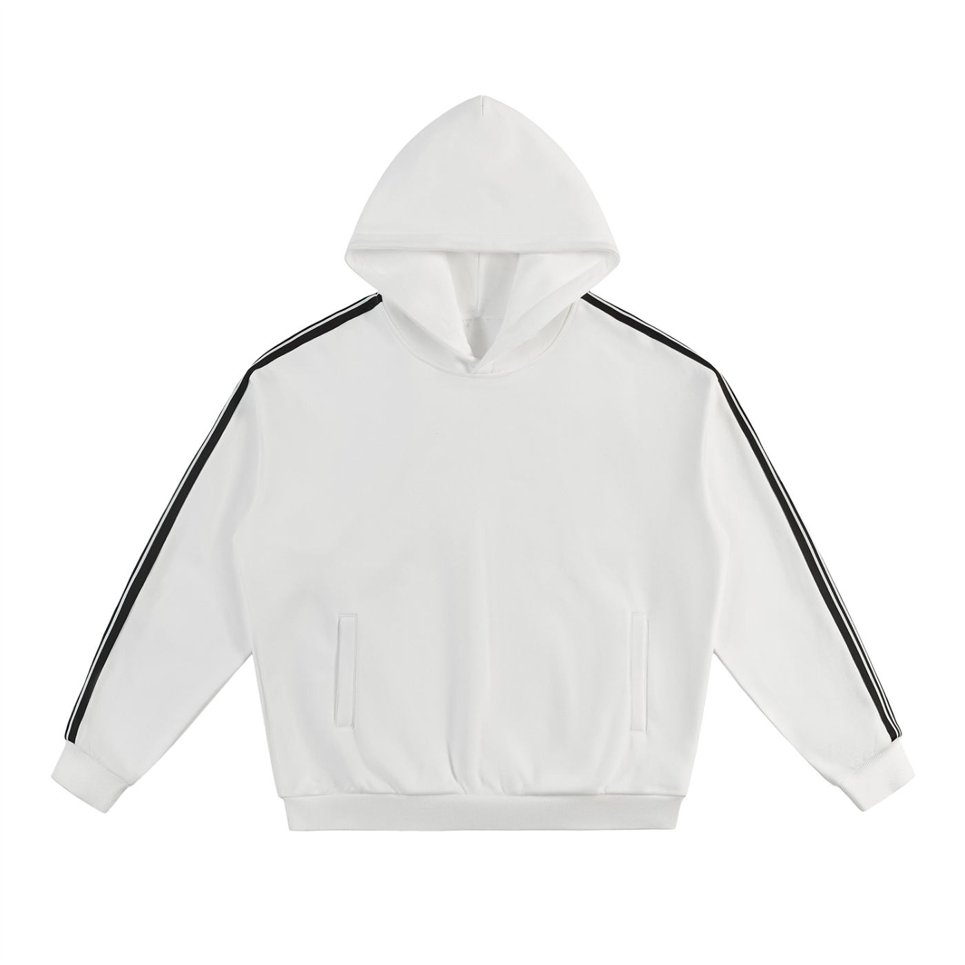 Side Stripe Drop-Shoulder Hoodie Secondary image