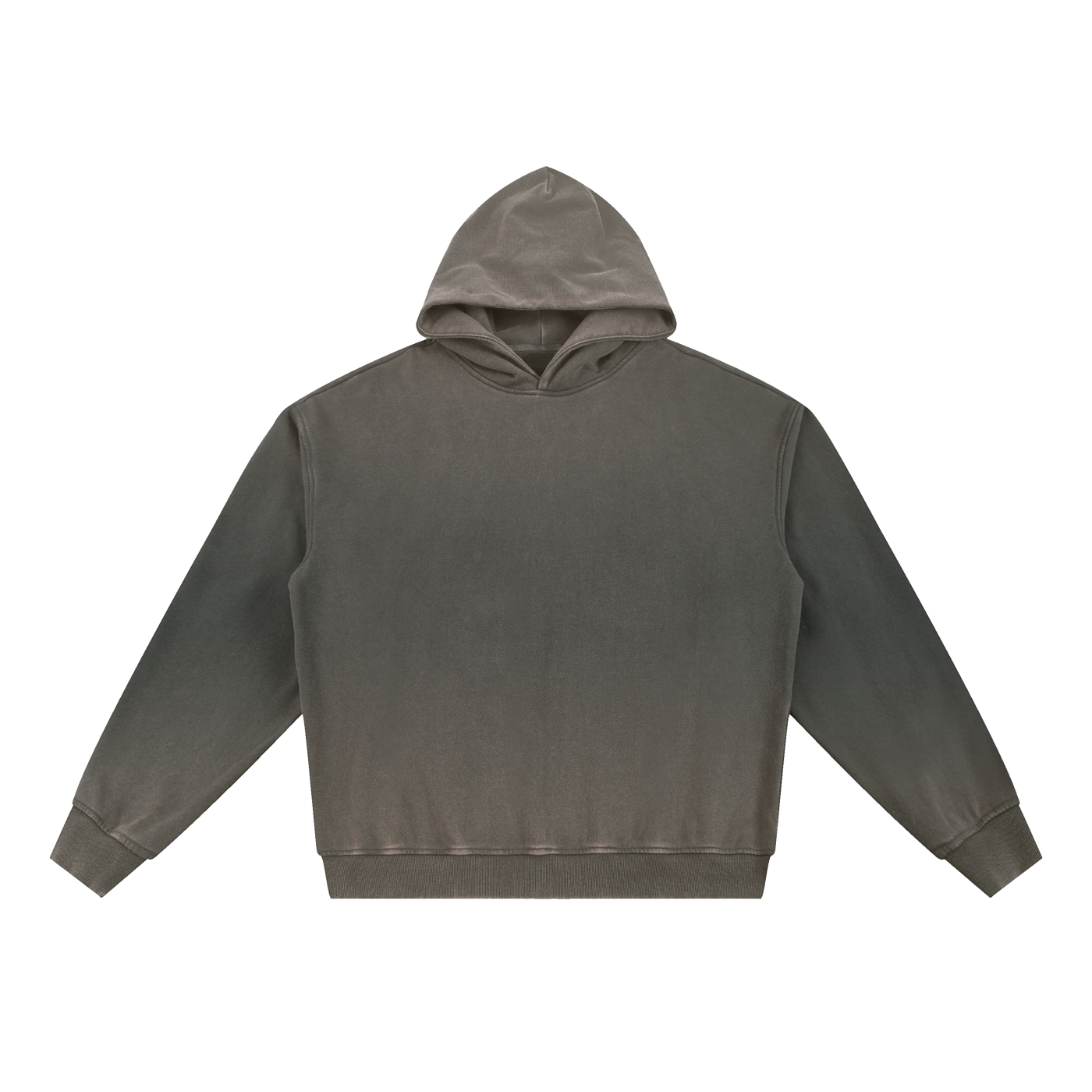 Vintage Washed Gradient Fleece Hoodie Secondary image