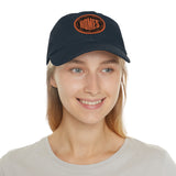 I Sell Homes Dad Hat with Leather Patch (Round)