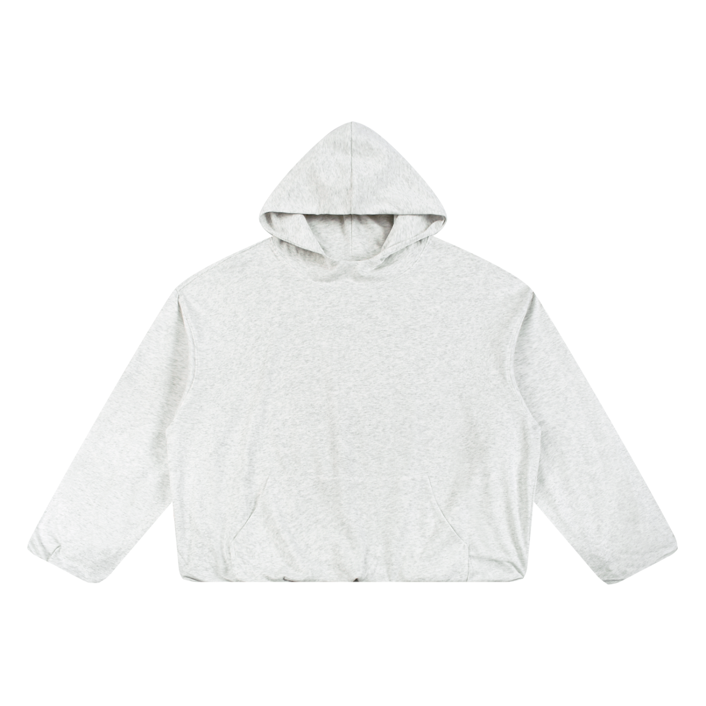 Boxy Gather-Hem Hoodie Secondary image