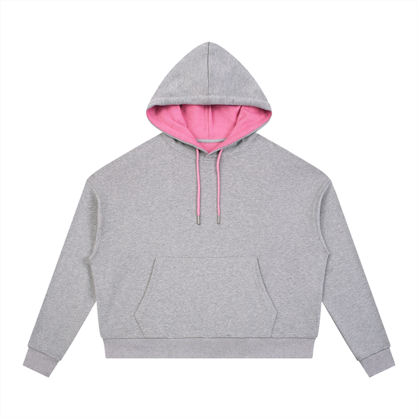 Contrast Drawstring Hoodie