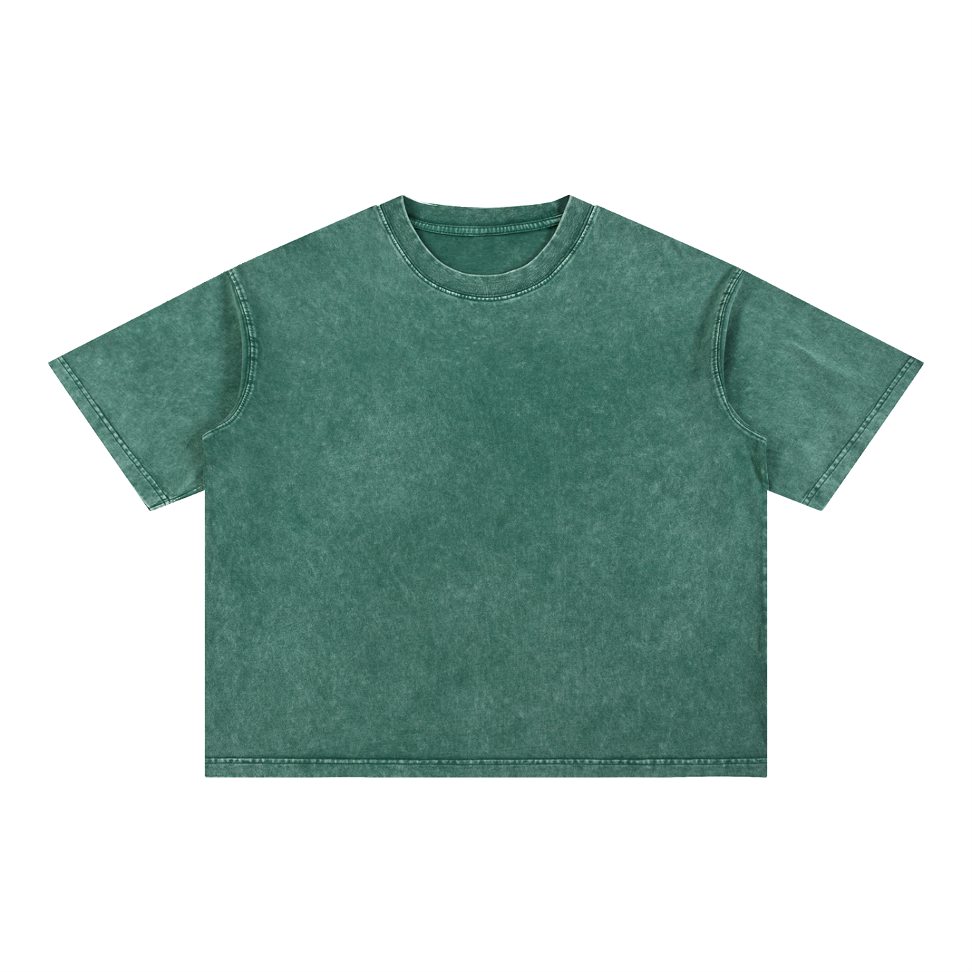 Mineral Wash Boxy Cotton T-Shirt Secondary image