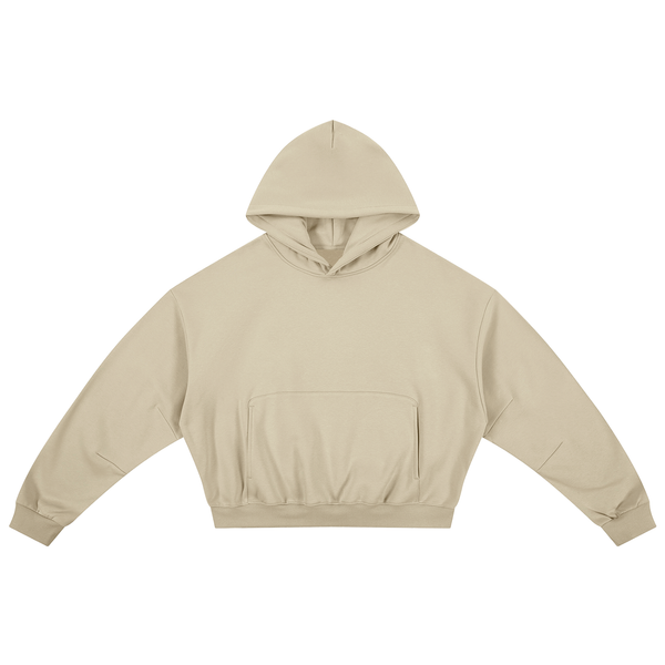 Essential Boxy Darted Sleeve Hoodie