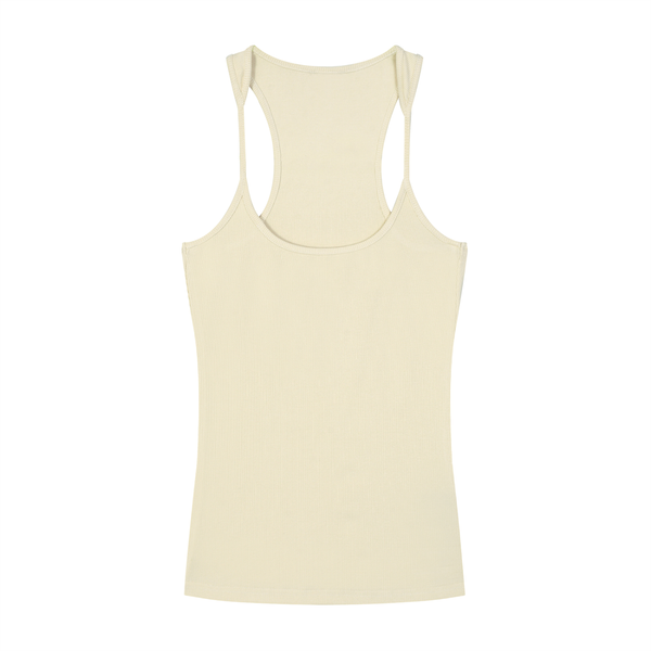 Slim Fit Ribbed Racerback Tank Top