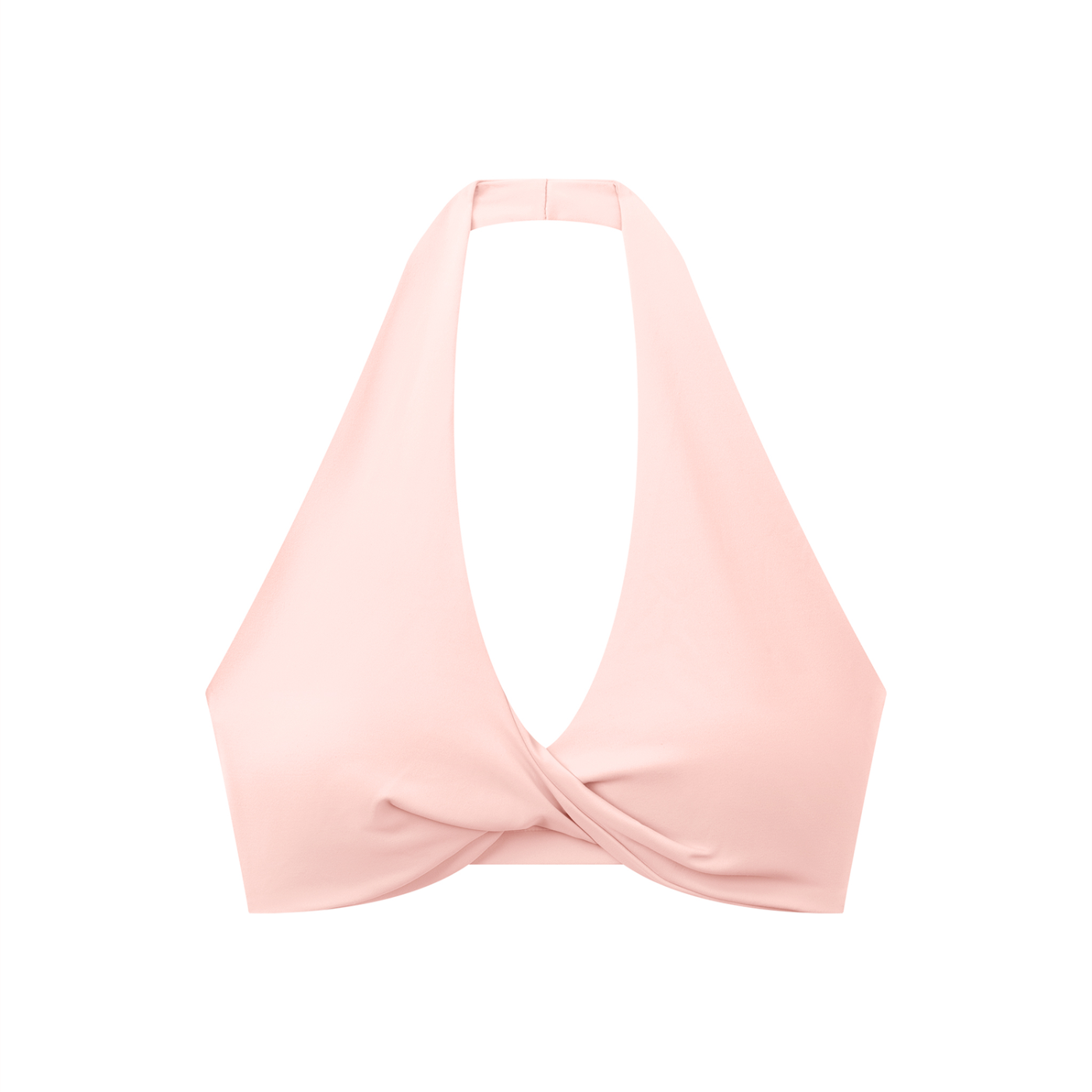 Women's Pleated Halter Sports Bra Secondary image
