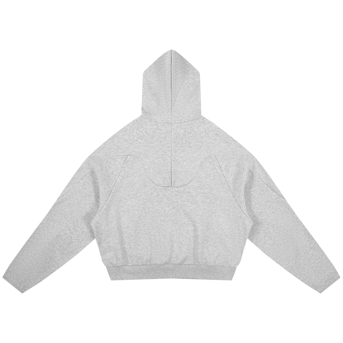 Curved Panel Raglan Hoodie